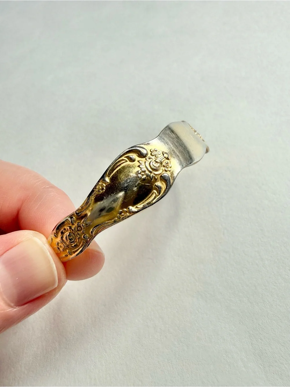 Vintage Spoon Handle Cuff Bracelet
